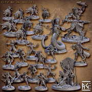 City of Intrigues Miniatures (Full Set) | Fantasy D&D Miniature | Artisan Guild TabletopXtra