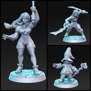 Classic JRPG IX Miniatures | Classic JRPG Vol 2 | Fantasy Miniature | RN Estudio TabletopXtra