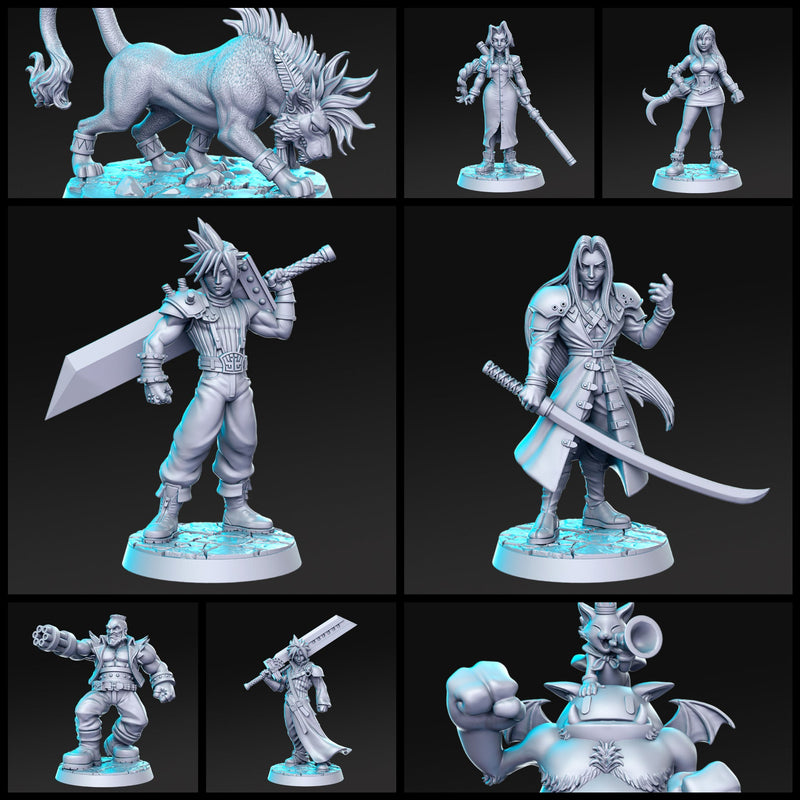 Classic JRPG VII Miniatures | Classic JRPG Vol 2 | Fantasy Miniature | RN Estudio TabletopXtra