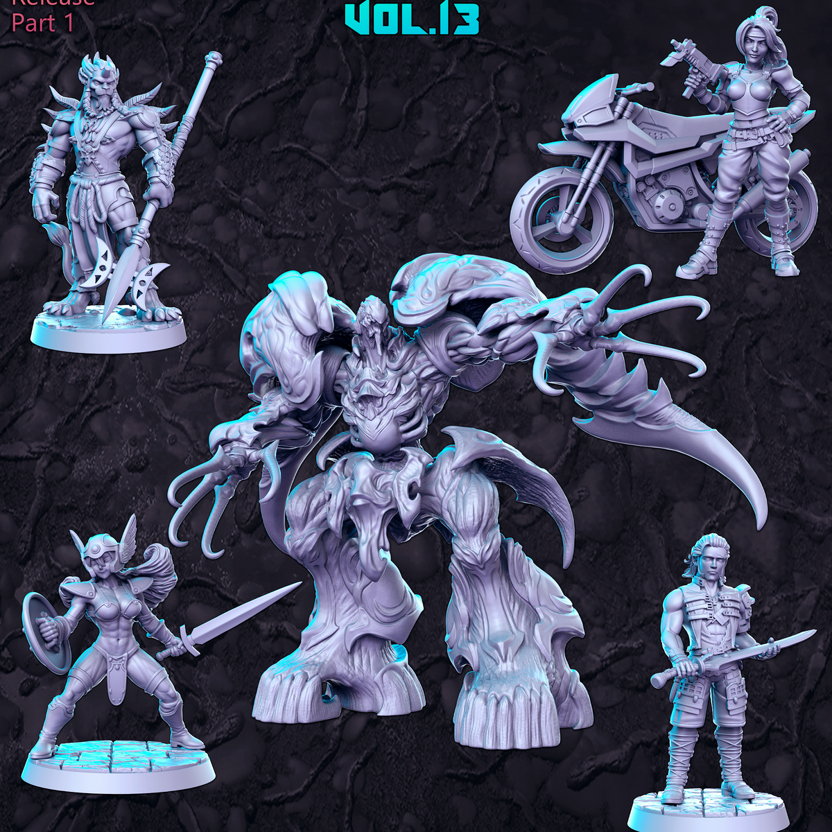 Classic JRPG Vol 13 Miniatures (Full Set) | Fantasy Miniature | RN Est ...