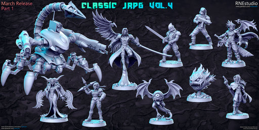 Classic JRPG Vol 4 Miniatures (Full Set) | Fantasy Miniature | RN Estudio TabletopXtra