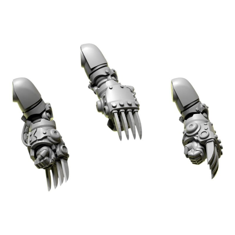 Claw Pairs | Eternal Pilgrims | Conversion Bits For 28mm 32mm Sci-fi Marines