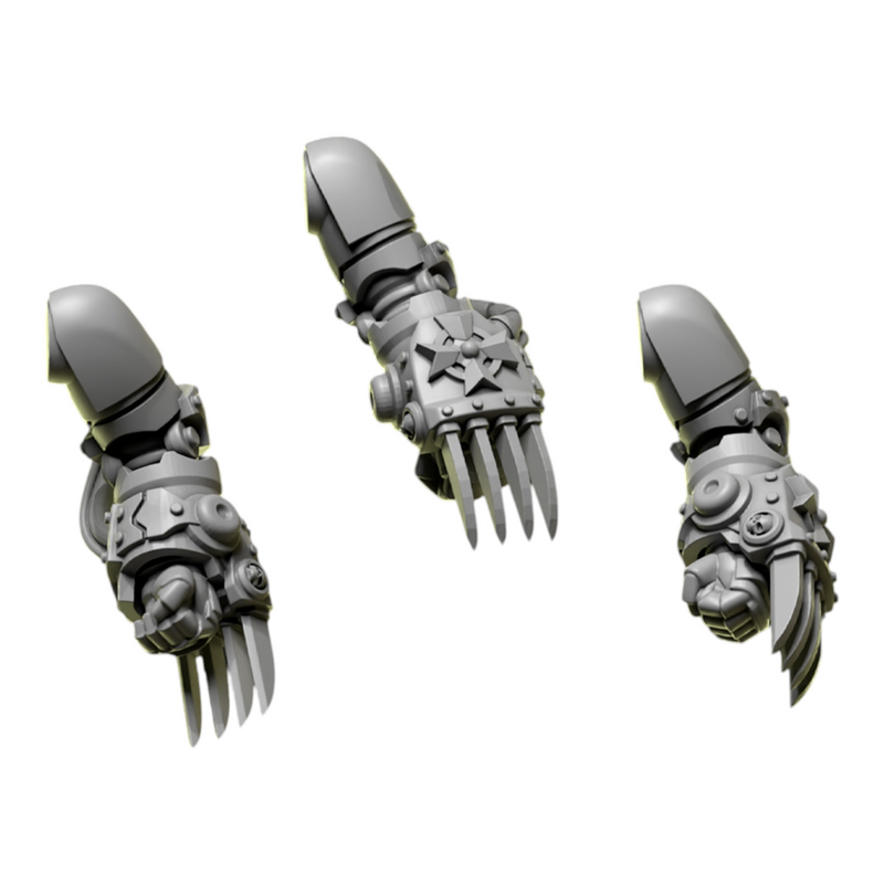 Claw Pairs | Eternal Pilgrims | Conversion Bits For 28mm 32mm Sci-fi Marines