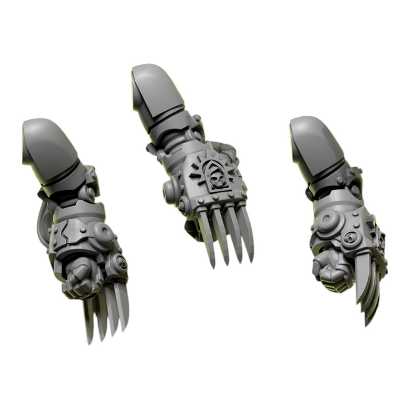 Claw Pairs | Eternal Pilgrims | Conversion Bits For 28mm 32mm Sci-fi Marines