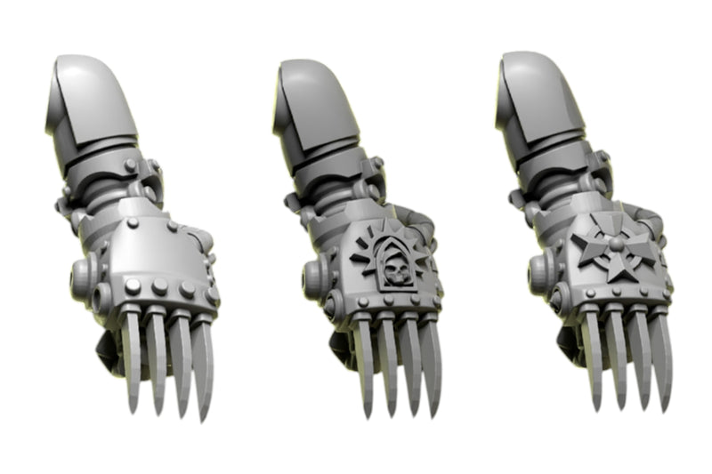 Claw Pairs | Eternal Pilgrims | Conversion Bits For 28mm 32mm Sci-fi Marines