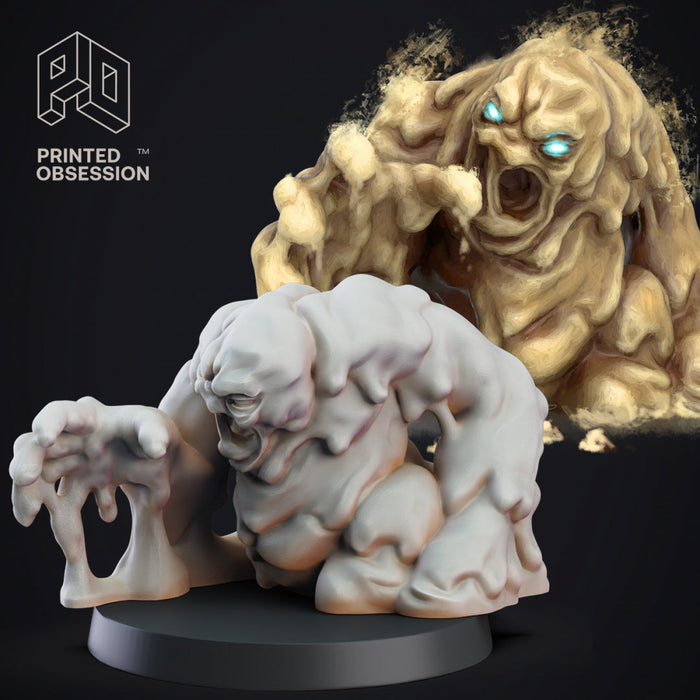 Clay Golem | Construct | Fantasy Miniature | Printed Obsession TabletopXtra