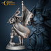 Cloak Knight w/ Banner | Female Knights | Fantasy Miniature | Galaad Miniatures TabletopXtra