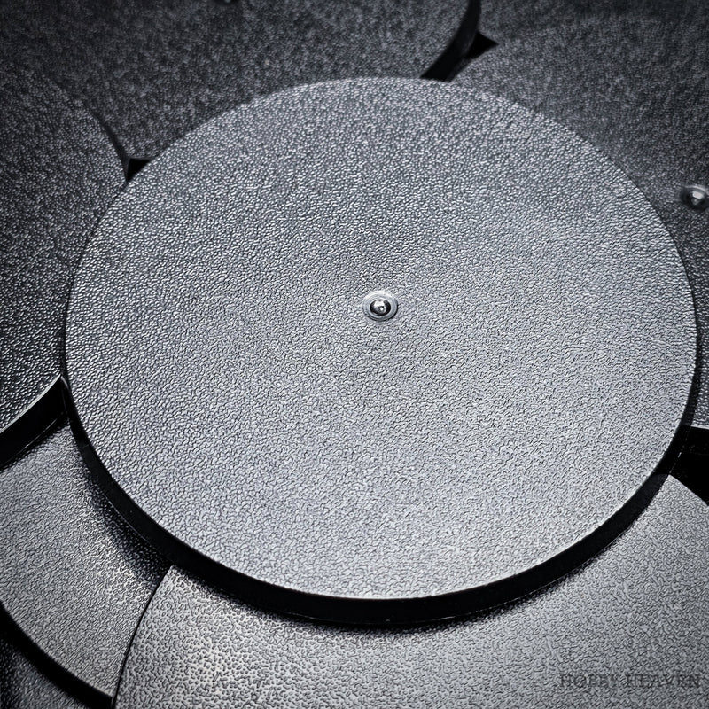 90mm Round Plain Plastic Bases