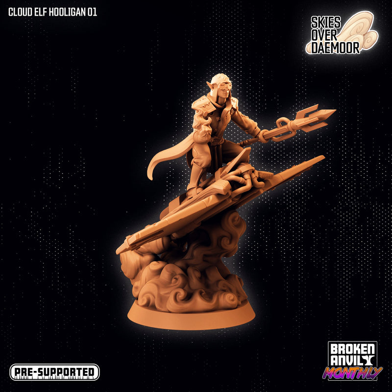 Cloud Elf Hooligan A | Skies Over Daemoor | Tabletop RPG Miniature TabletopXtra