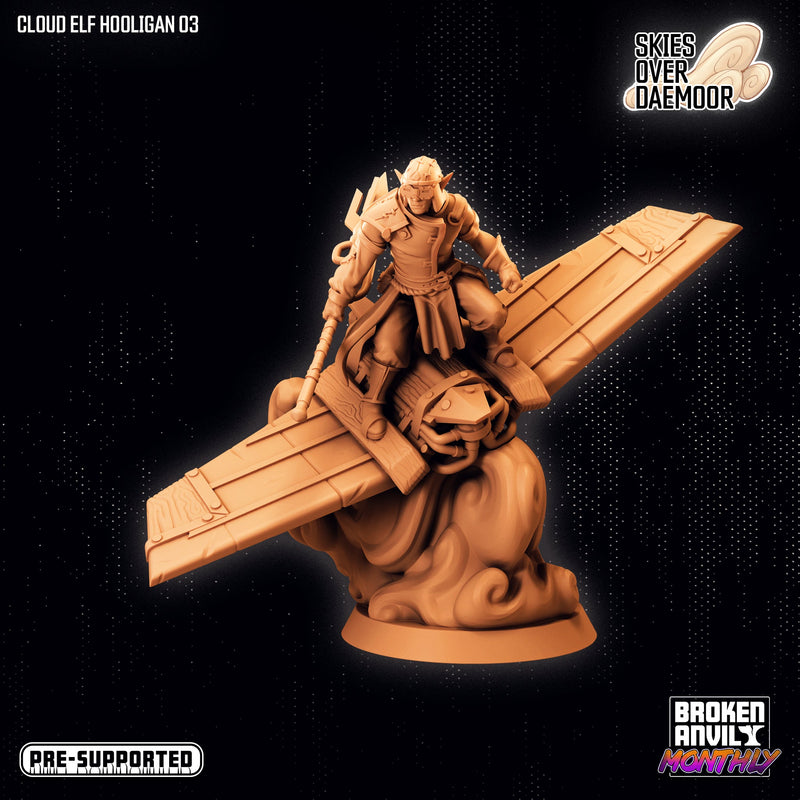 Cloud Elf Hooligan C | Skies Over Daemoor | Tabletop RPG Miniature TabletopXtra