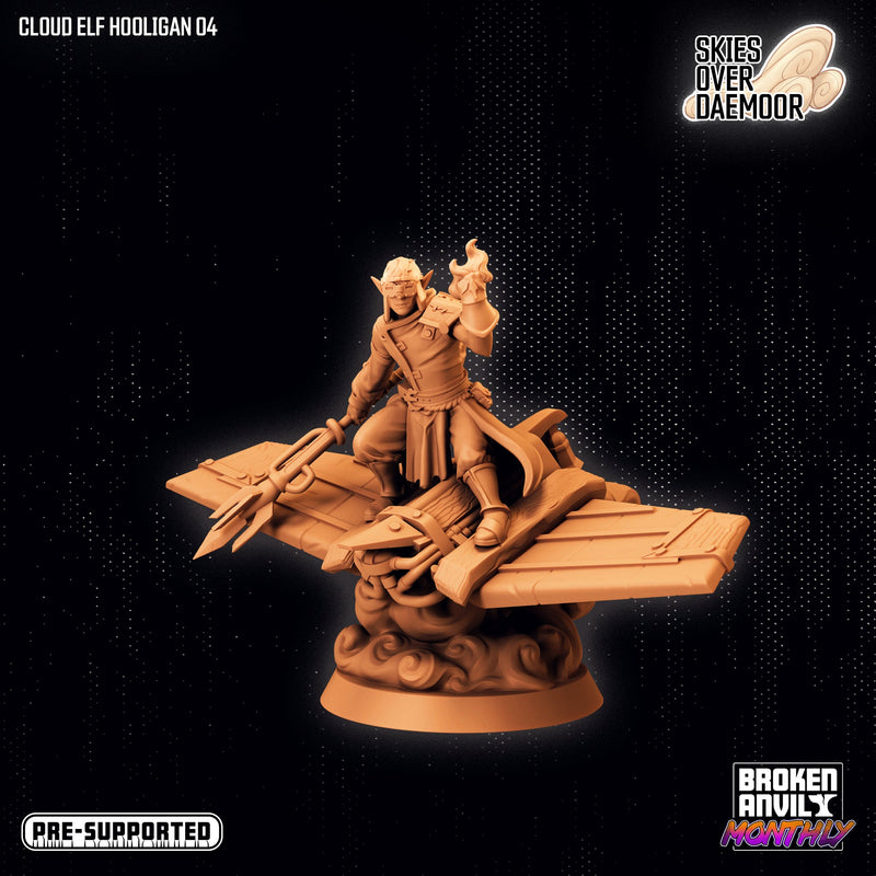Cloud Elf Hooligan D | Skies Over Daemoor | Tabletop RPG Miniature TabletopXtra