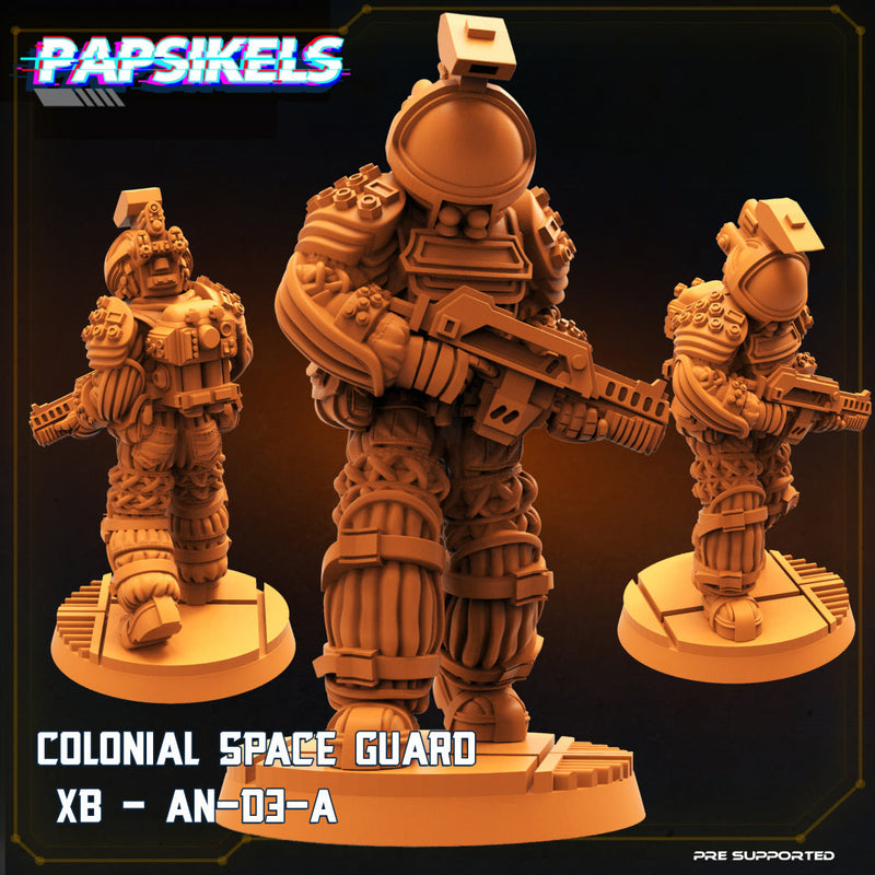 Colonial Space Guard Miniatures | Sci-Fi Miniature | One Page Rules Compatible