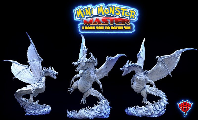 Colossal Inferno Drake (Flying) | Mini Monster Master | Fantasy Miniature | Mini Monster Mayhem TabletopXtra