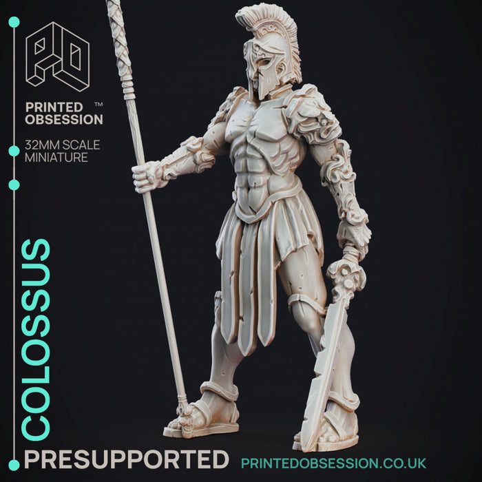 Colossus | Construct | Fantasy Miniature | Printed Obsession TabletopXtra
