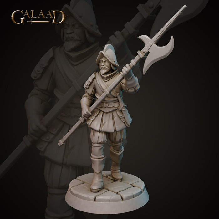 Mercenary A | Conquistadors | Fantasy Miniature | Galaad Miniatures