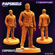 Corporate Miniatures | Cyberpunk | Sci-Fi Miniature | Papsikels TabletopXtra