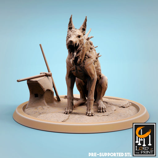 Corrupted Dog C | Fear the Old God | Fantasy Miniature | Lord of the Print TabletopXtra