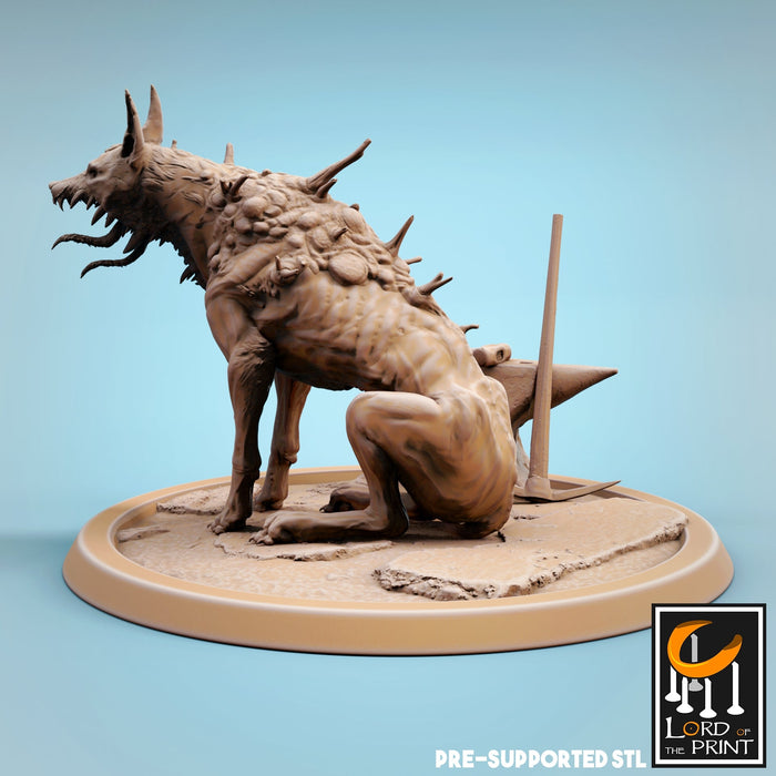 Corrupted Dog C | Fear the Old God | Fantasy Miniature | Rescale Miniatures TabletopXtra