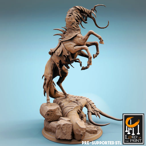 Corrupted Horse A | Fear the Old God | Fantasy Miniature | Lord of the Print TabletopXtra