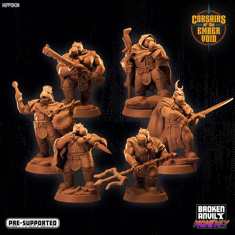 Corsairs of the Ember Void Miniatures (Full Set) | Tabletop RPG Miniature TabletopXtra