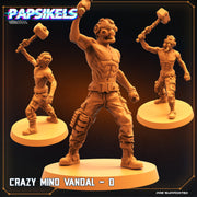 Crazy Mind Miniatures | Droids Vs Crazy | Sci-Fi Miniature | Papsikels TabletopXtra
