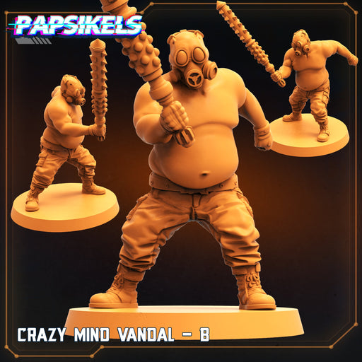 Crazy Mind Vandal B | Droids Vs Crazy | Sci-Fi Miniature | Papsikels TabletopXtra