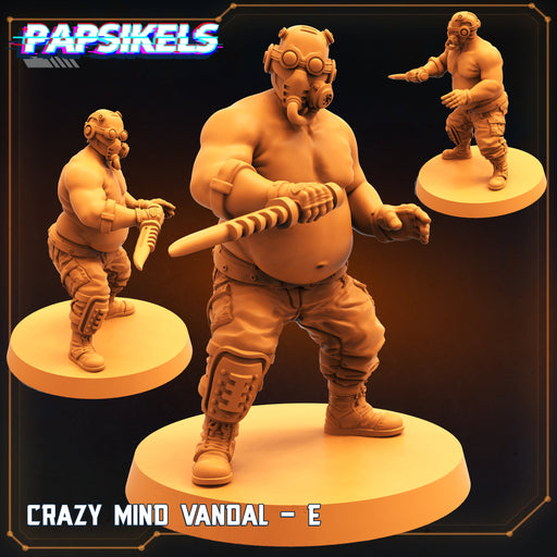 Crazy Mind Vandal E | Droids Vs Crazy | Sci-Fi Miniature | Papsikels TabletopXtra