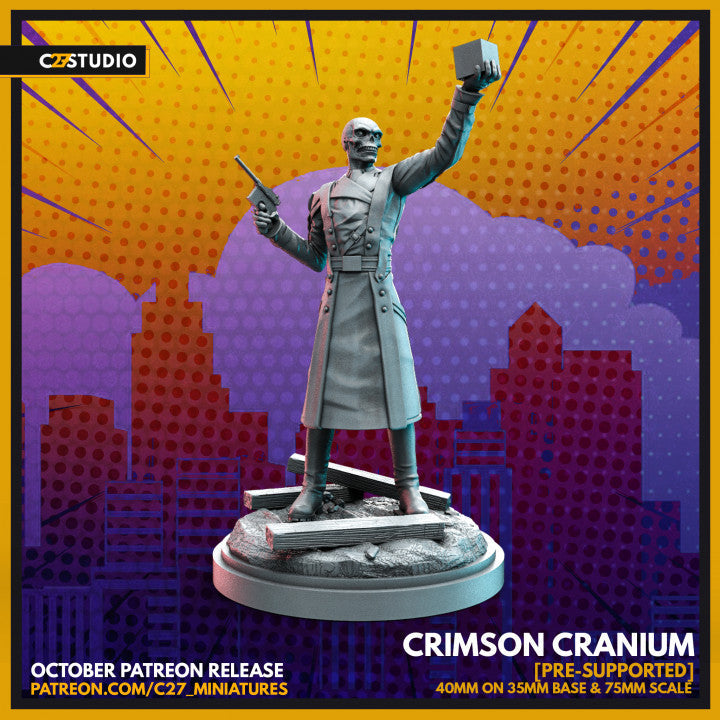 Crimson Cranium | Heroes | Sci-Fi Miniature | C27 Studio TabletopXtra