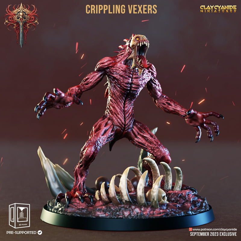 Crippling Vexer A | Wrath of Chernobog | Fantasy Miniature | Clay Cyanide