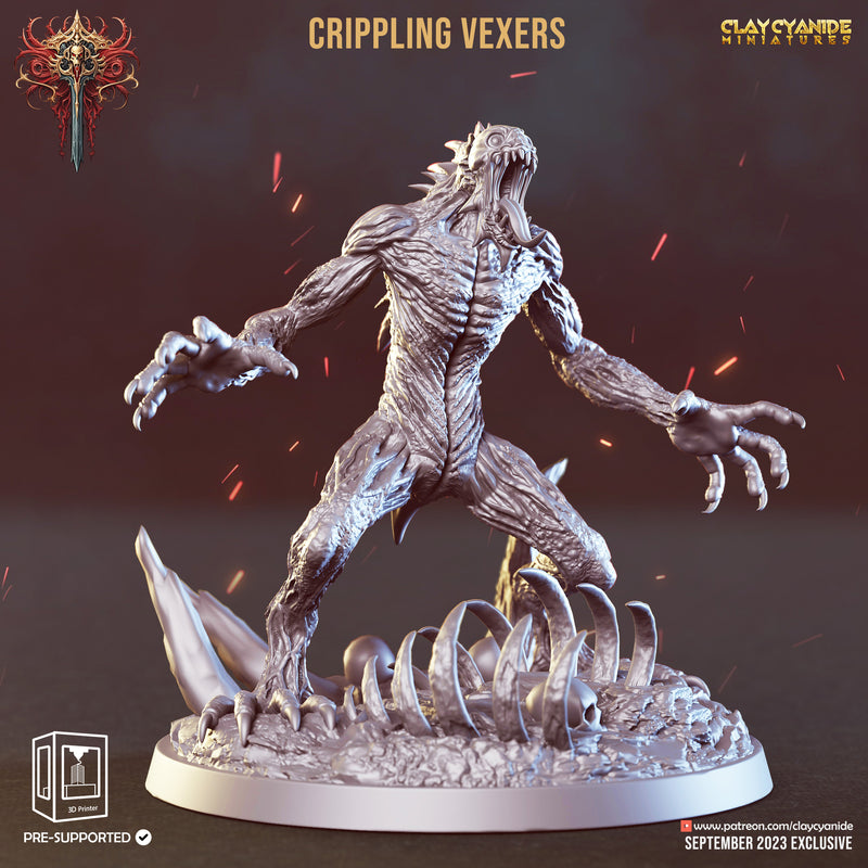 Crippling Vexer A | Wrath of Chernobog | Fantasy Miniature | Clay Cyanide