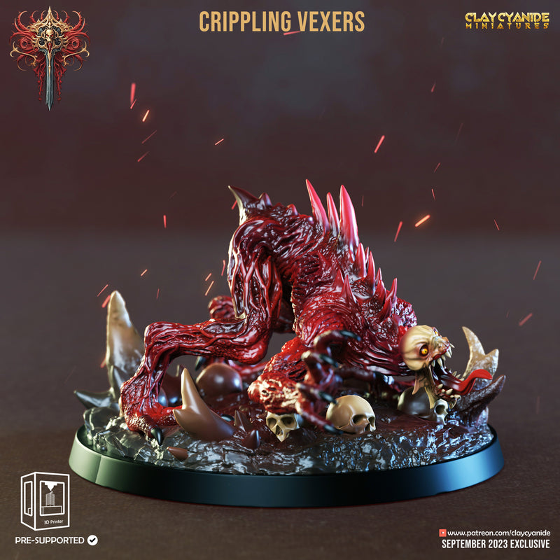 Crippling Vexer B | Wrath of Chernobog | Fantasy Miniature | Clay Cyanide