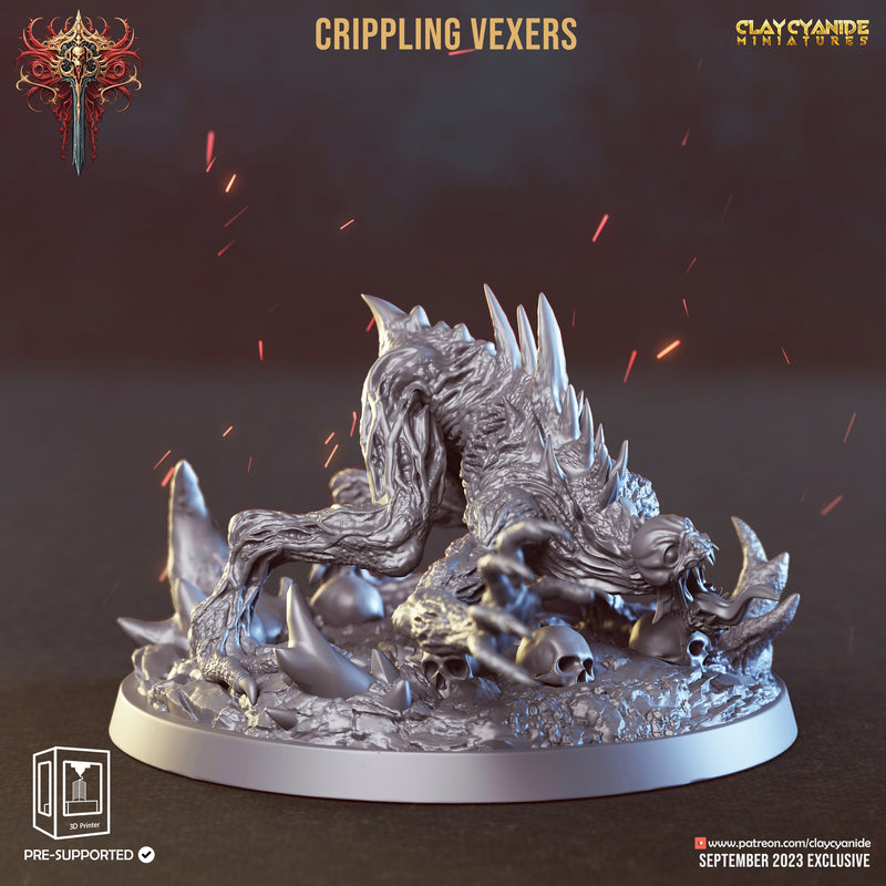 Crippling Vexer B | Wrath of Chernobog | Fantasy Miniature | Clay Cyanide