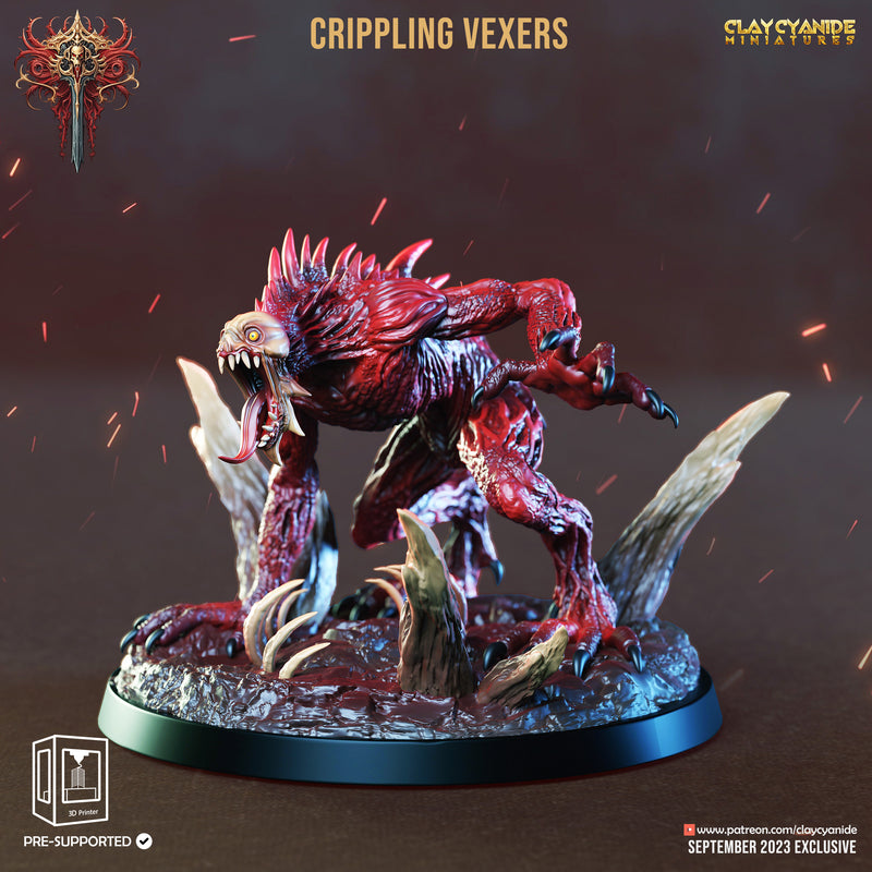 Crippling Vexer C | Wrath of Chernobog | Fantasy Miniature | Clay Cyanide