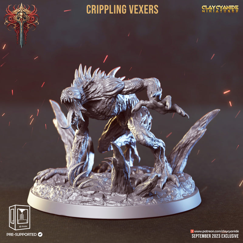 Crippling Vexer C | Wrath of Chernobog | Fantasy Miniature | Clay Cyanide