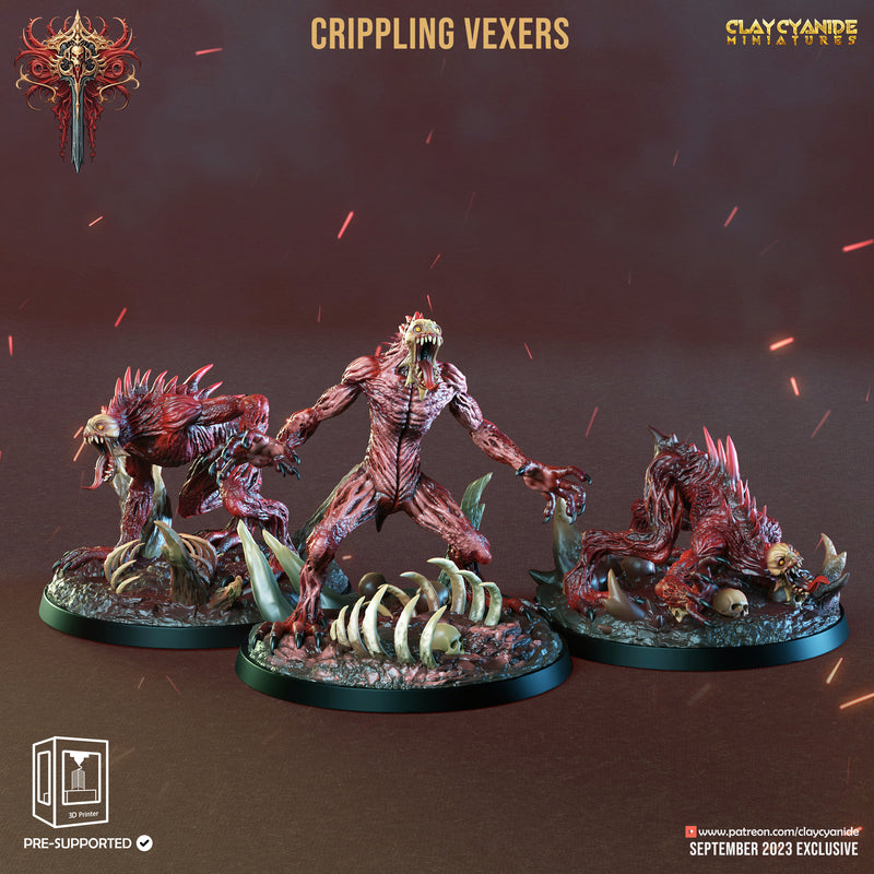 Crippling Vexer Miniatures | Wrath of Chernobog | Fantasy Miniature | Clay Cyanide