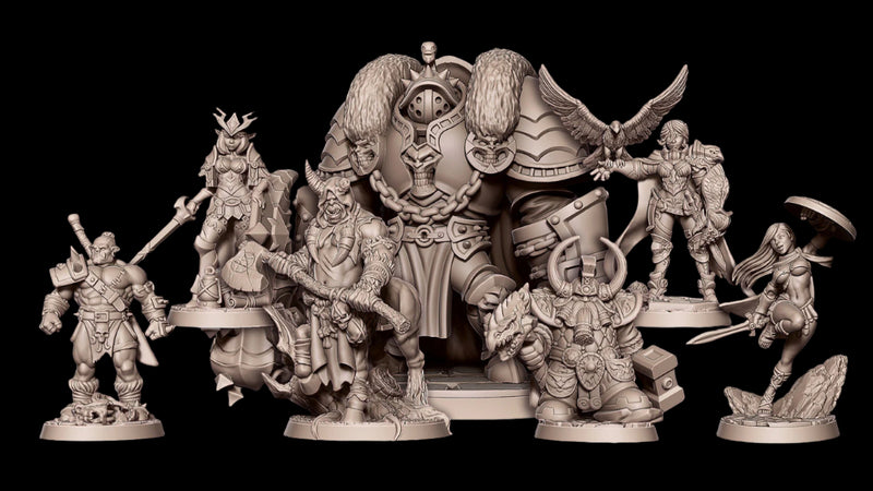Crossing Paths Miniatures (Full Set) | Fantasy Miniature | RN Estudio TabletopXtra
