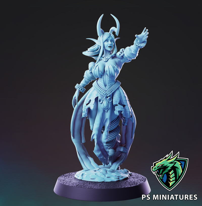 Cursed Elf Banshee Miniatures | Fantasy Miniature | PS Miniatures