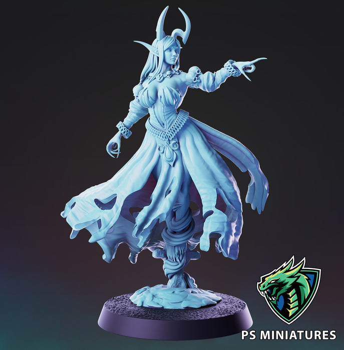 Banshee Pose 4 | Cursed Elf Banshees | Fantasy Miniature | PS Miniatures