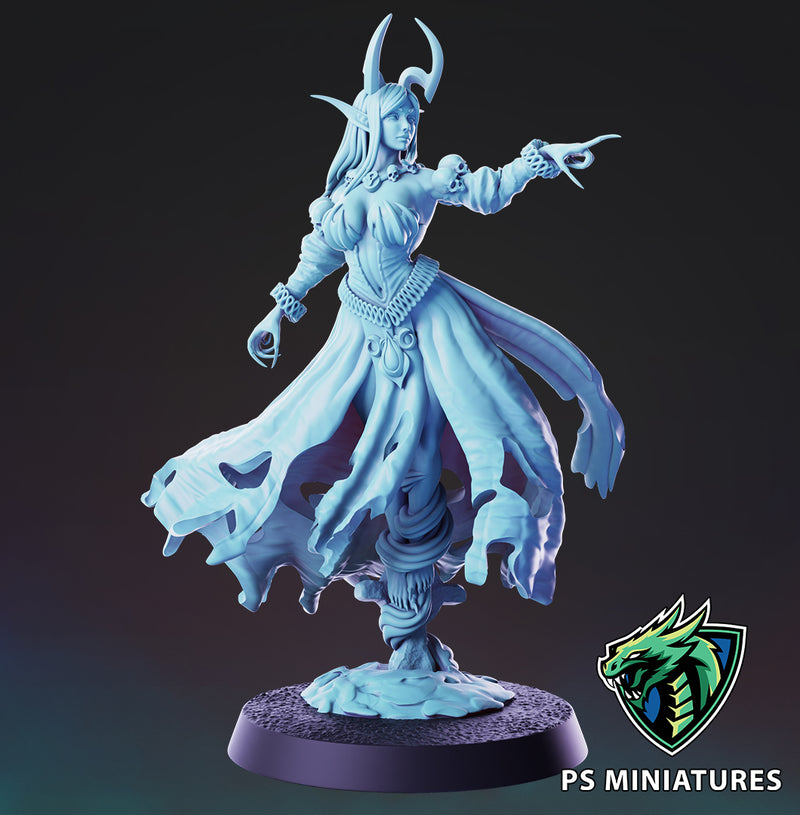 Cursed Elf Banshee Miniatures | Fantasy Miniature | PS Miniatures