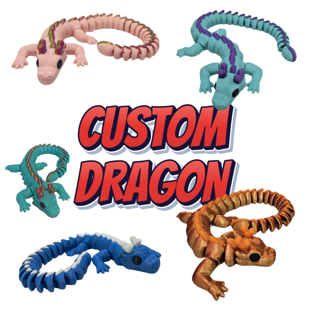 Custom Dragon Fidget Toy — TabletopXtra