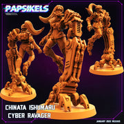 Cyber Ravager Miniatures | Cyberpunk | Sci-Fi Miniature | Papsikels TabletopXtra