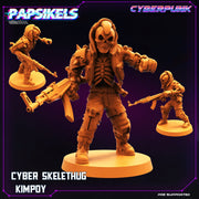 Cyber Skelepunk Miniatures | Skelepunk Gang Wars | Sci-Fi Miniature | Papsikels TabletopXtra