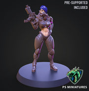Cyberpunk Mercenary Miniatures (Full Set) | Fantasy Miniature | PS Miniatures TabletopXtra