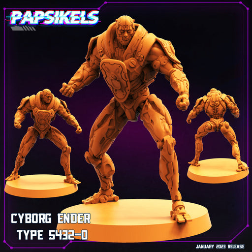 Cyborg Ender Type 5432-O | Cyberpunk | Sci-Fi Miniature | Papsikels TabletopXtra