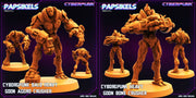 Cyborgpunk Miniatures | Cyberpunk | Sci-Fi Miniature | Papsikels TabletopXtra
