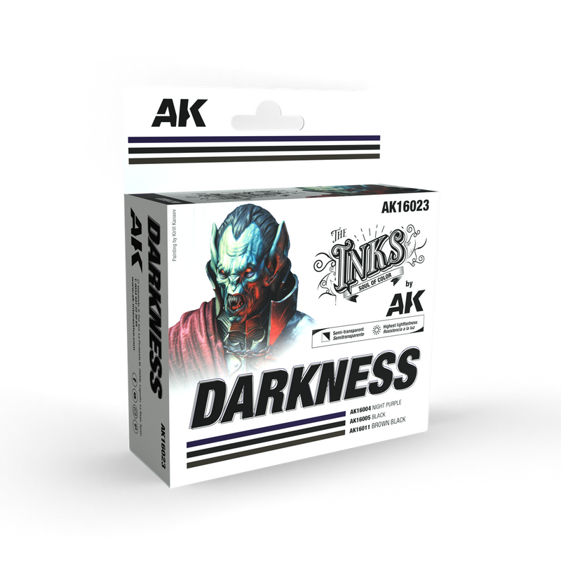 AK Interactive - the Inks - Darkness (AK16023)