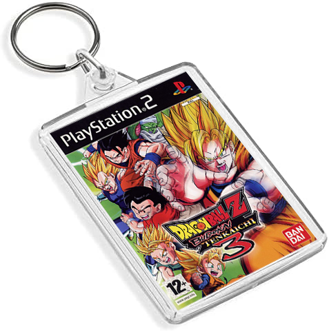 Retro Gaming Box Art Keyring - Gen VI P2 Console Style (Titles A-G)