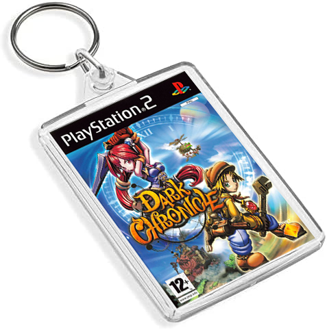 Retro Gaming Box Art Keyring - Gen VI P2 Console Style (Titles A-G)