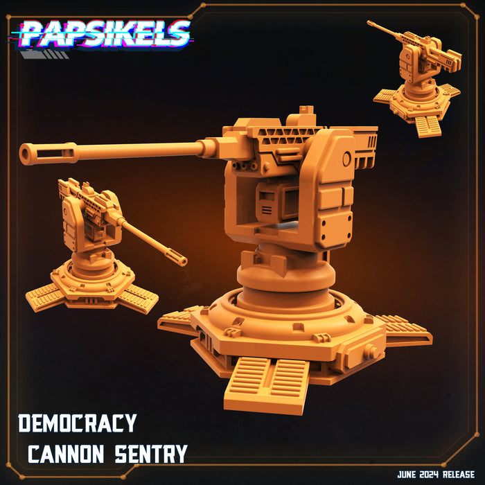 Democracy Sentry Miniatures | Compumatrons Revenge | Sci-Fi Miniature | Papsikels