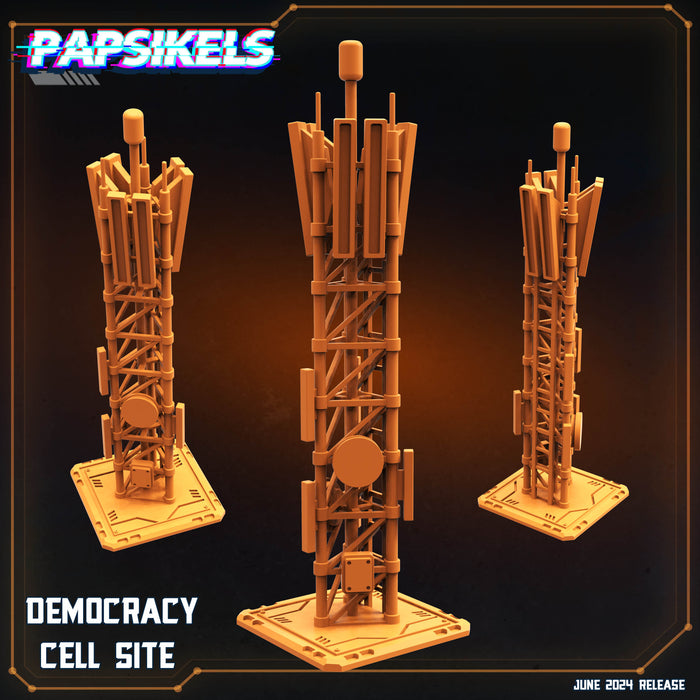 Democracy Cell Site | Compumatrons Revenge | Sci-Fi Miniature | Papsikels